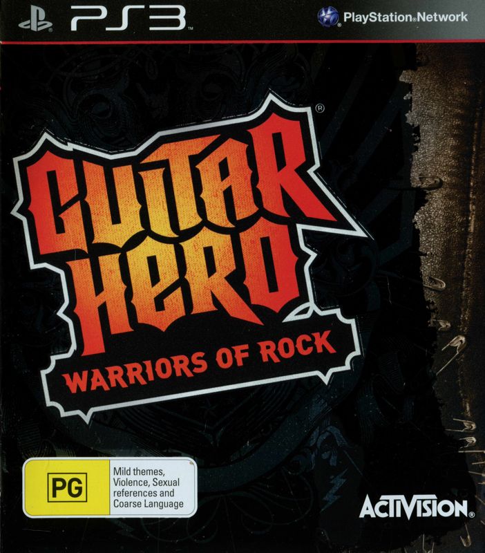 Guitar Hero: Warriors of Rock [Guitar Bundle] box art for Playstation 3